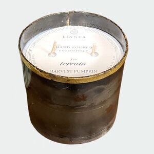 Anthropologie Linnea for Terrain, Harvest Pumpkin Candle, 2 Wick, 60hr Burn Time